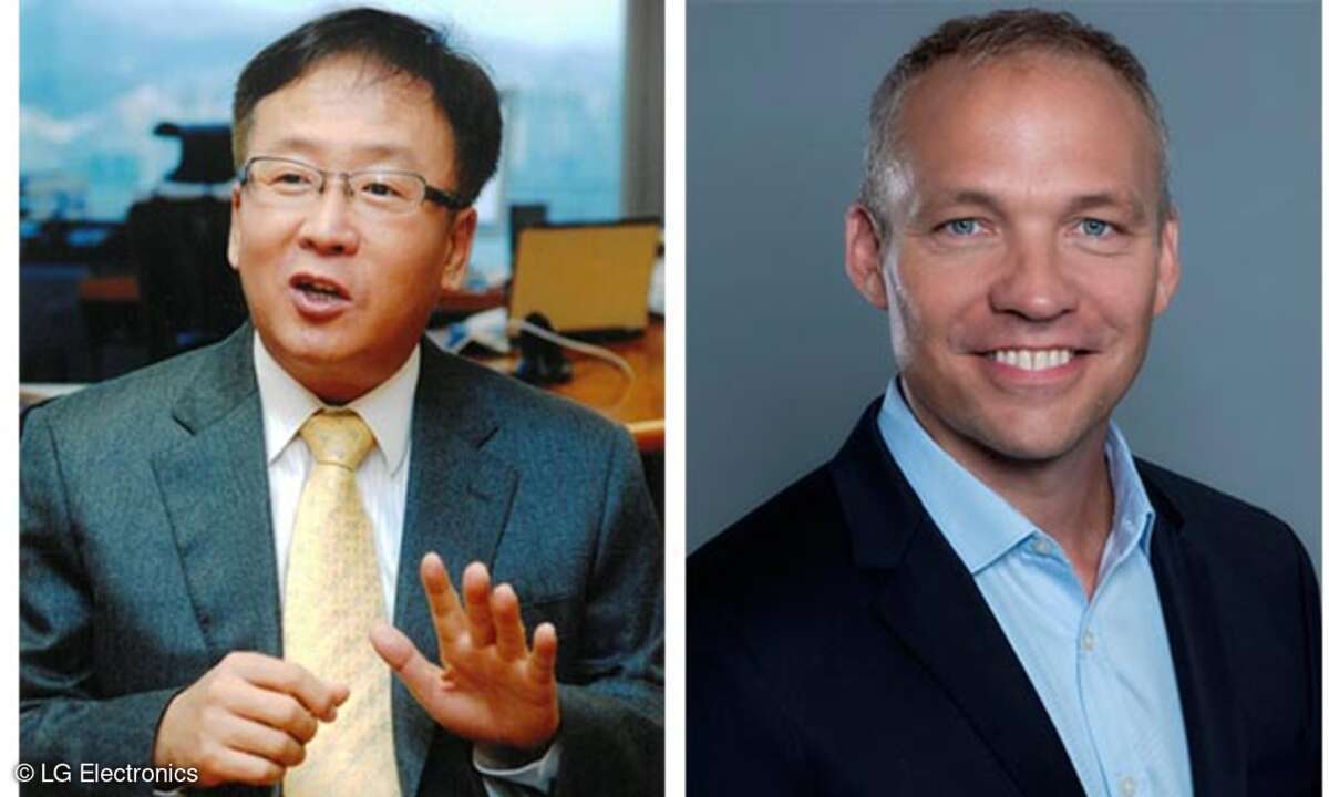 Wayne Park und Martin Winkler, LG Electronics