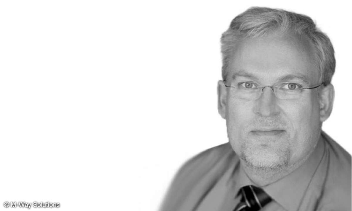 Oliver Stein, Head of Product Management bei M-Way Solutions
