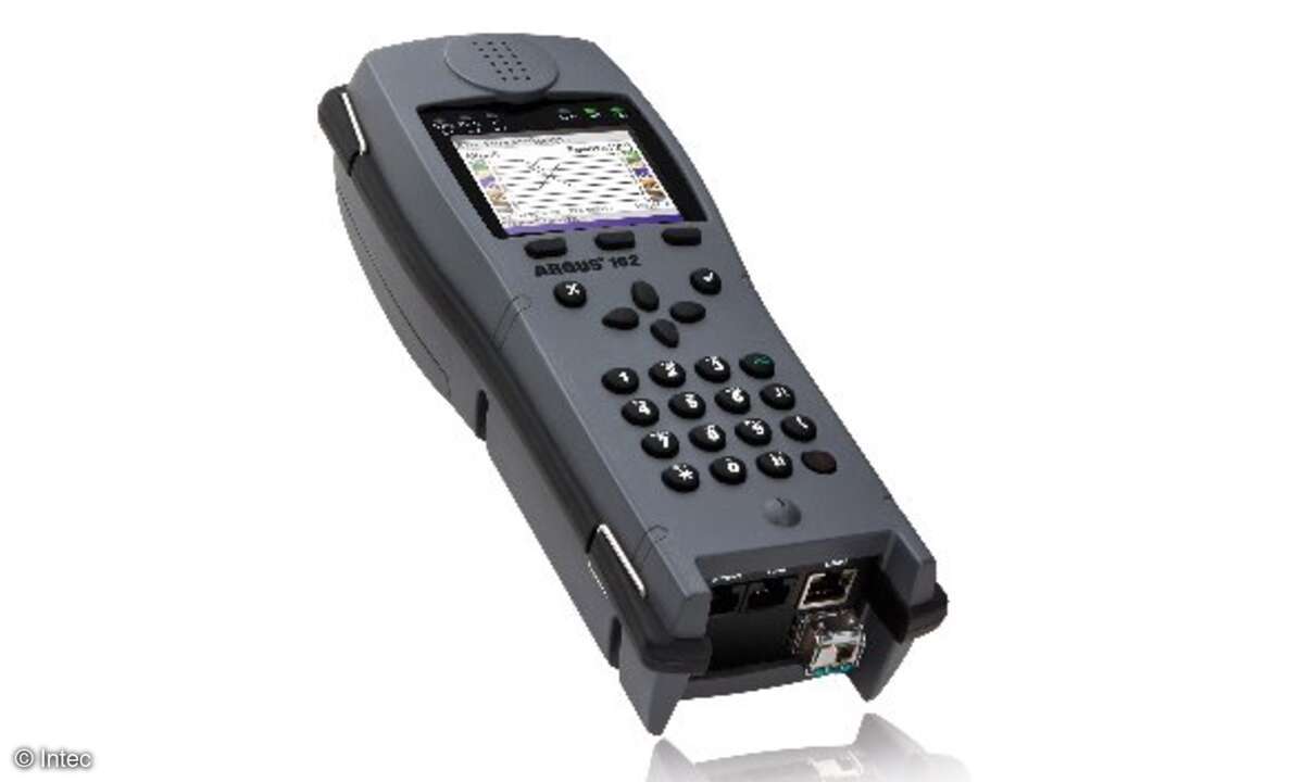 Als optionales Leistungsmerkmal wird sich der Argus 162 in Zukunft auch um LAN-Verkabelungstests erweitern lassen. Diese beinhalten unter anderem die Wiremap-Funktion, mit der im Zusammenspiel mit der aktiven Argus LAN-Probe die korrekte Verdrahtung