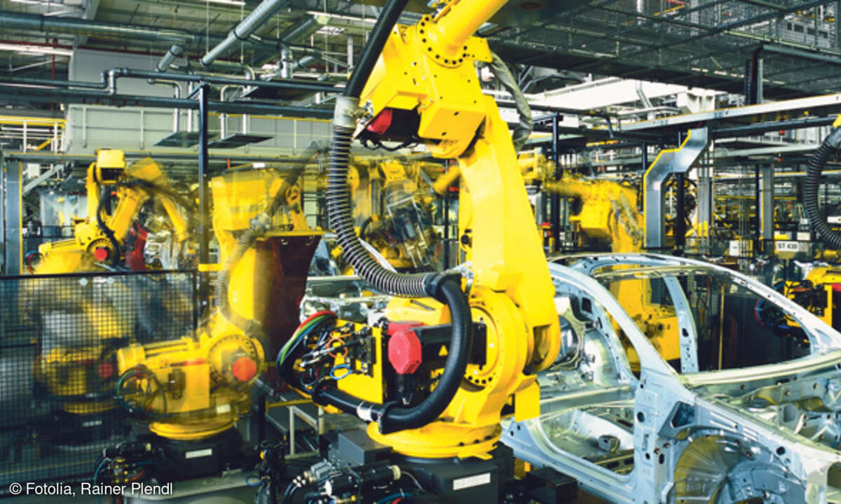 Fertigungshalle, Industrie 4.0