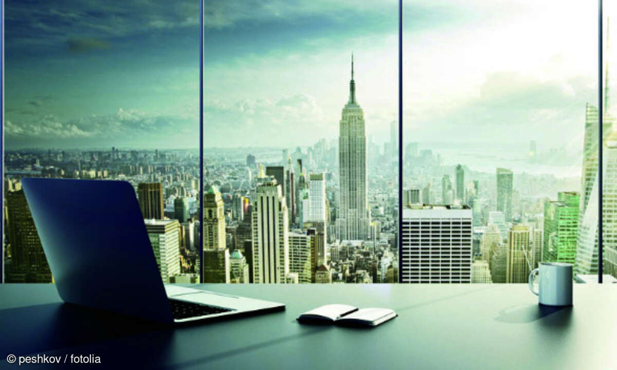 Blick aus Büro
