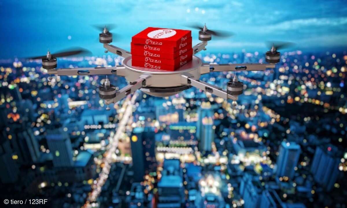 Pizza Drohne