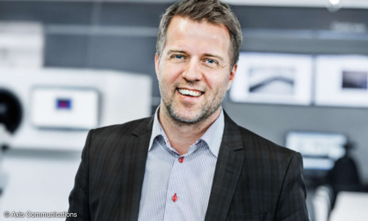 Peter Lindström, Vice President New Business bei Axis Communications