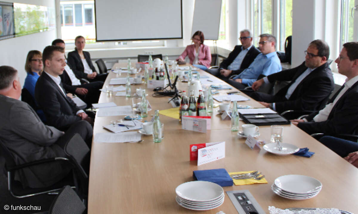 Die Expertenrunde Business Talk WLAN