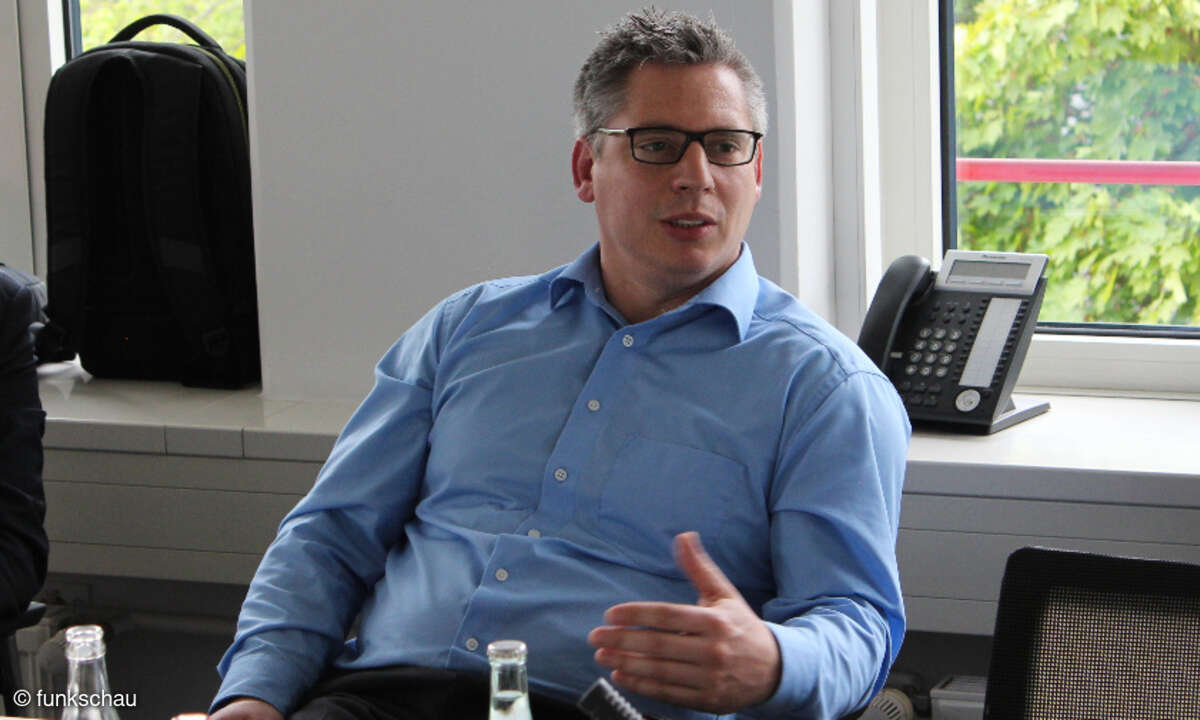 Jens Geider, Produktmanager im Bereich industrielle Kommunikation bei Siemens
