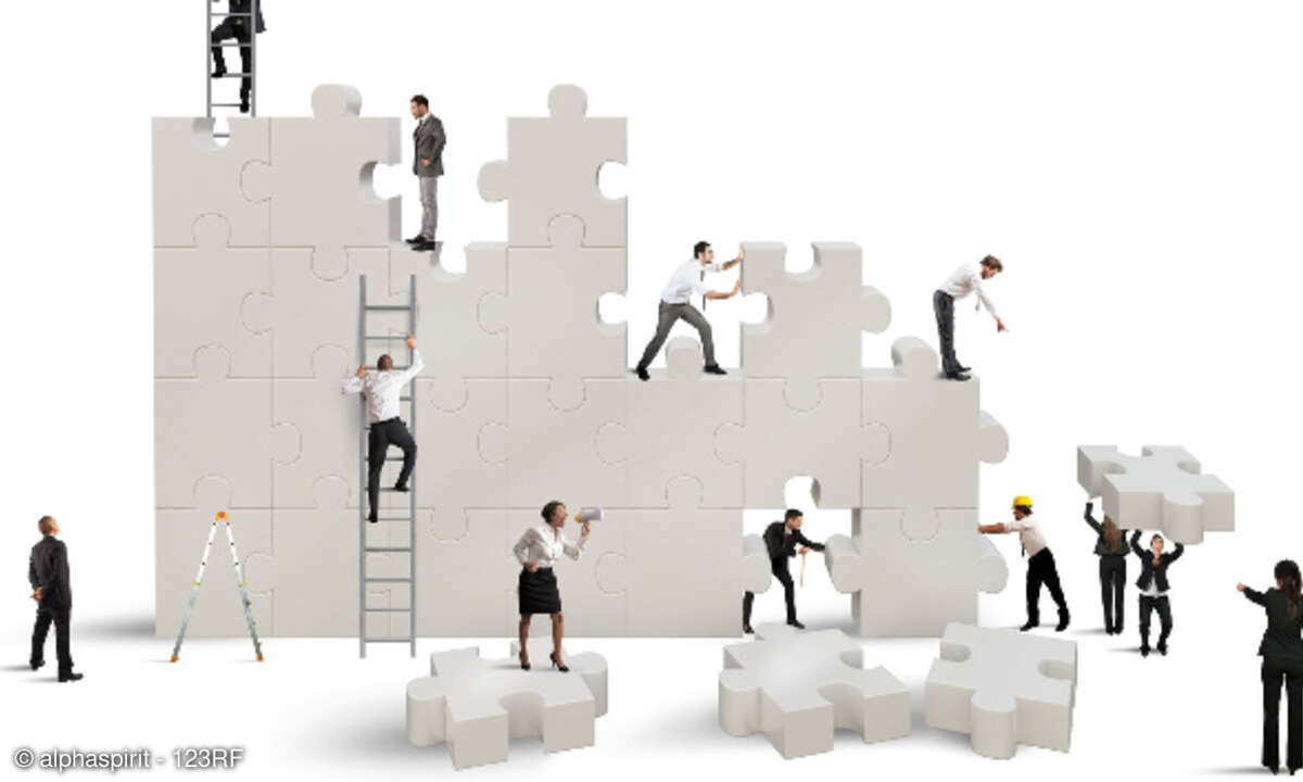 Puzzle neu anordnen