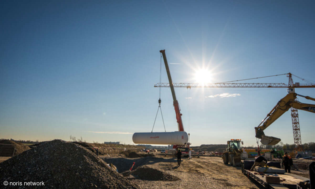 Made in Germany: noris network baut ein neues Rechenzentrum in Aschheim bei München.