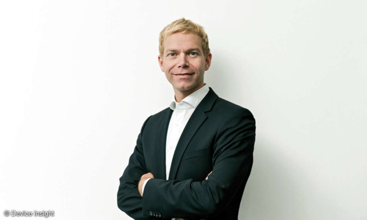 Marten Schirge, Vice President of Sales bei Device Insight