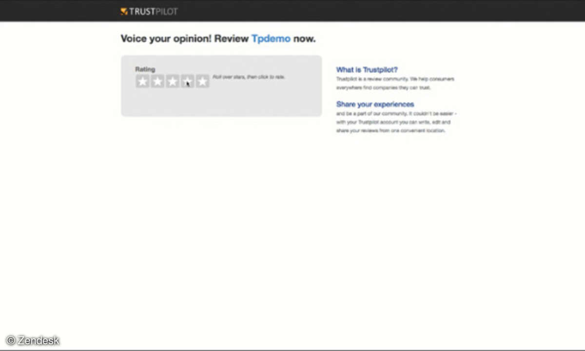Zendesk Trustpilot