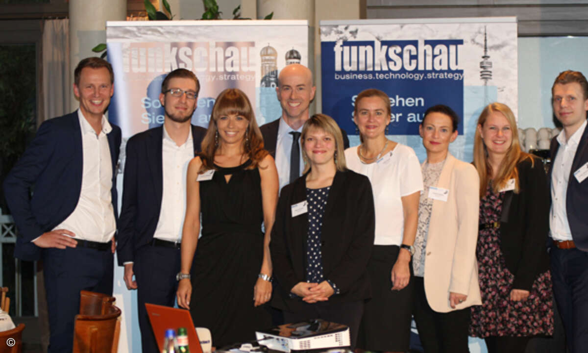 Das funkschau-Team führte durch die Preisverleihung