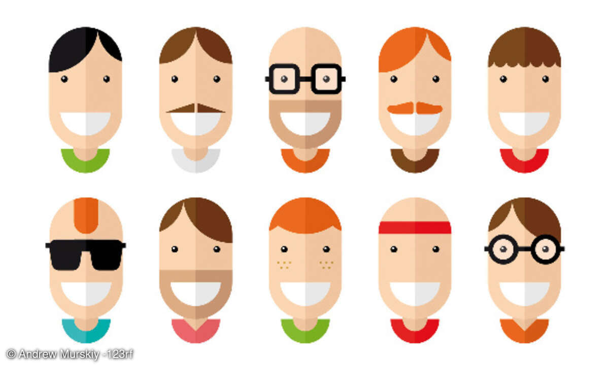 Gesichter Icons