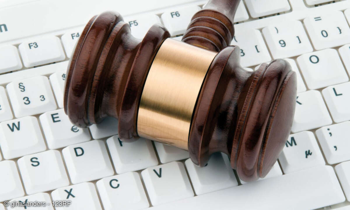 Gesetz, Datenschutz, Richterhammer