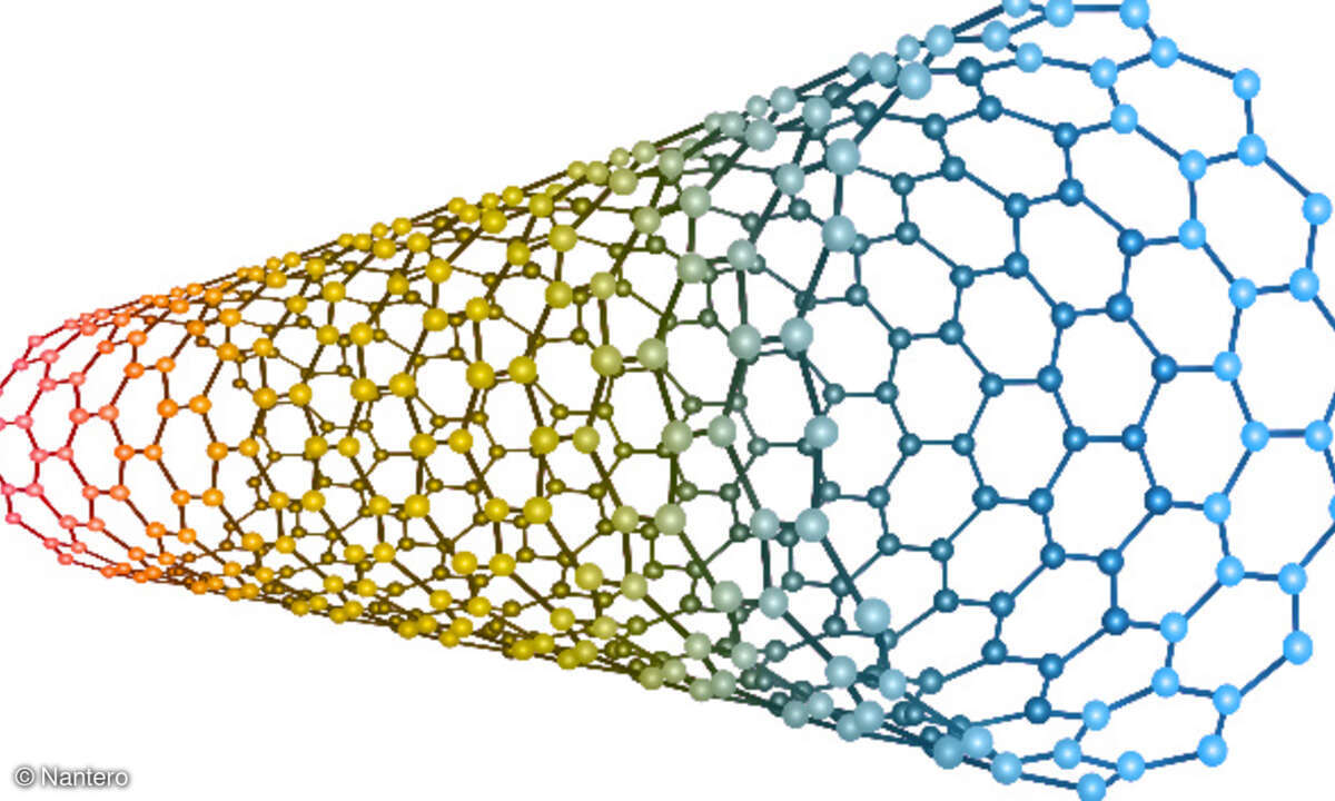 Die Carbone-Nanotubes von Nantero sind 50 mal stärker als Stahl und mit einem Durchmesser von 2 nm nur 1/50.000 so groß wie ein menschliches Haar