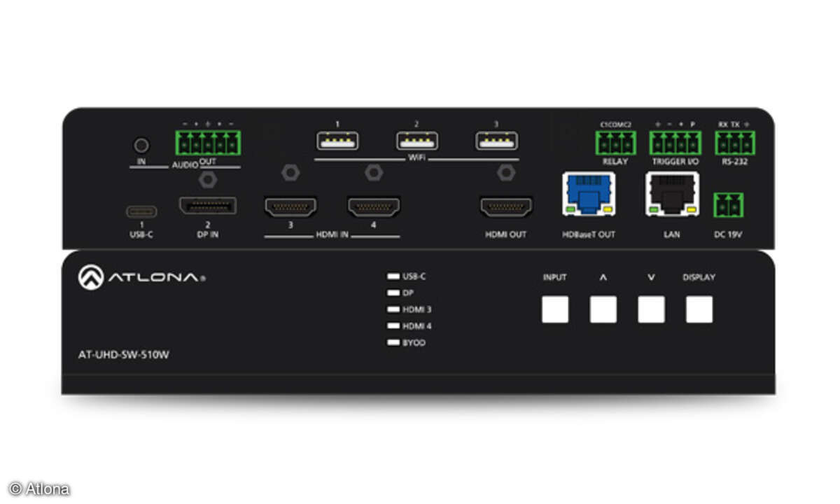 AT-UHD-SW-510W Multiformat AV-Umschalter von Atlona