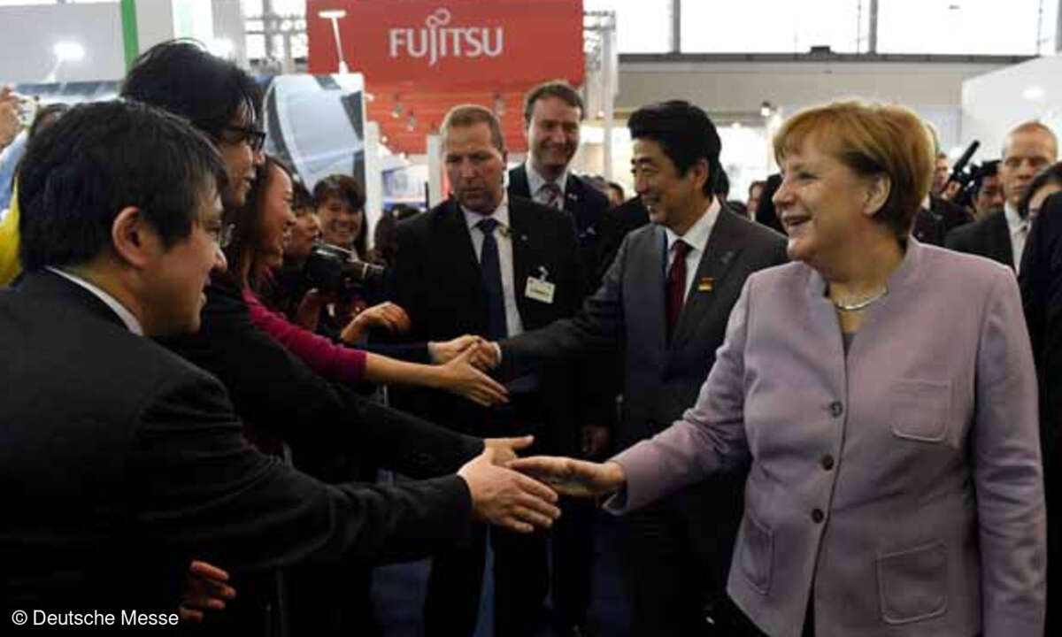 Angela Merkel auf der CeBIT