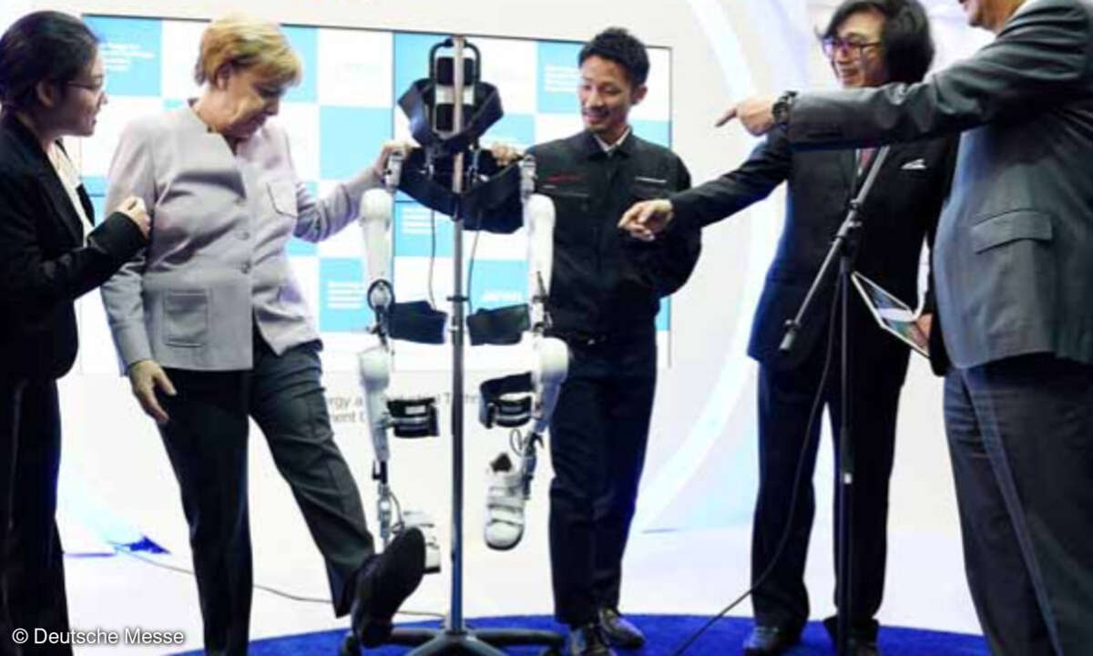 Angela Merkel auf der CeBIT