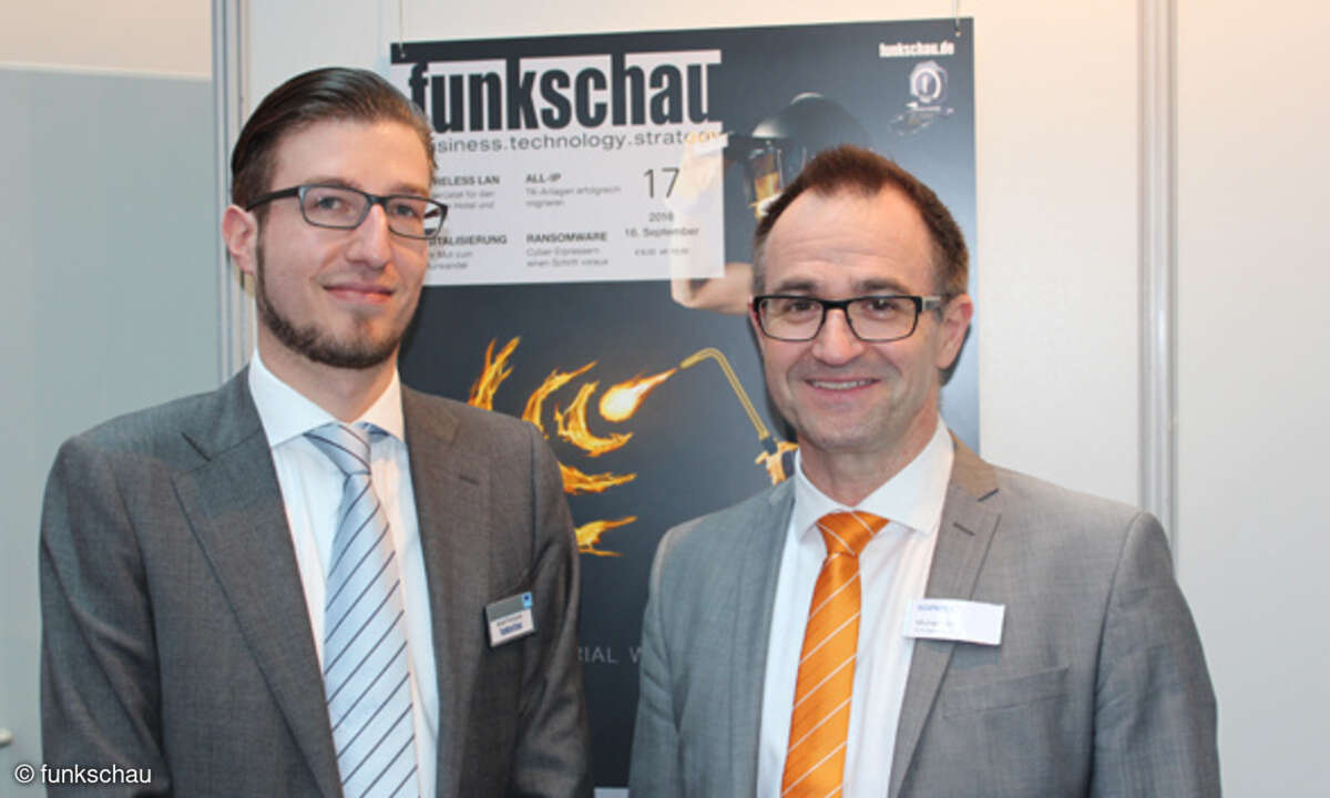 Axel Pomper und Michael Veit, Technology Evangelist bei Sophos.