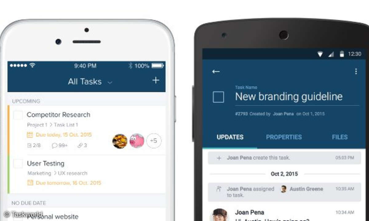 Taskworld Projektmanagement-App