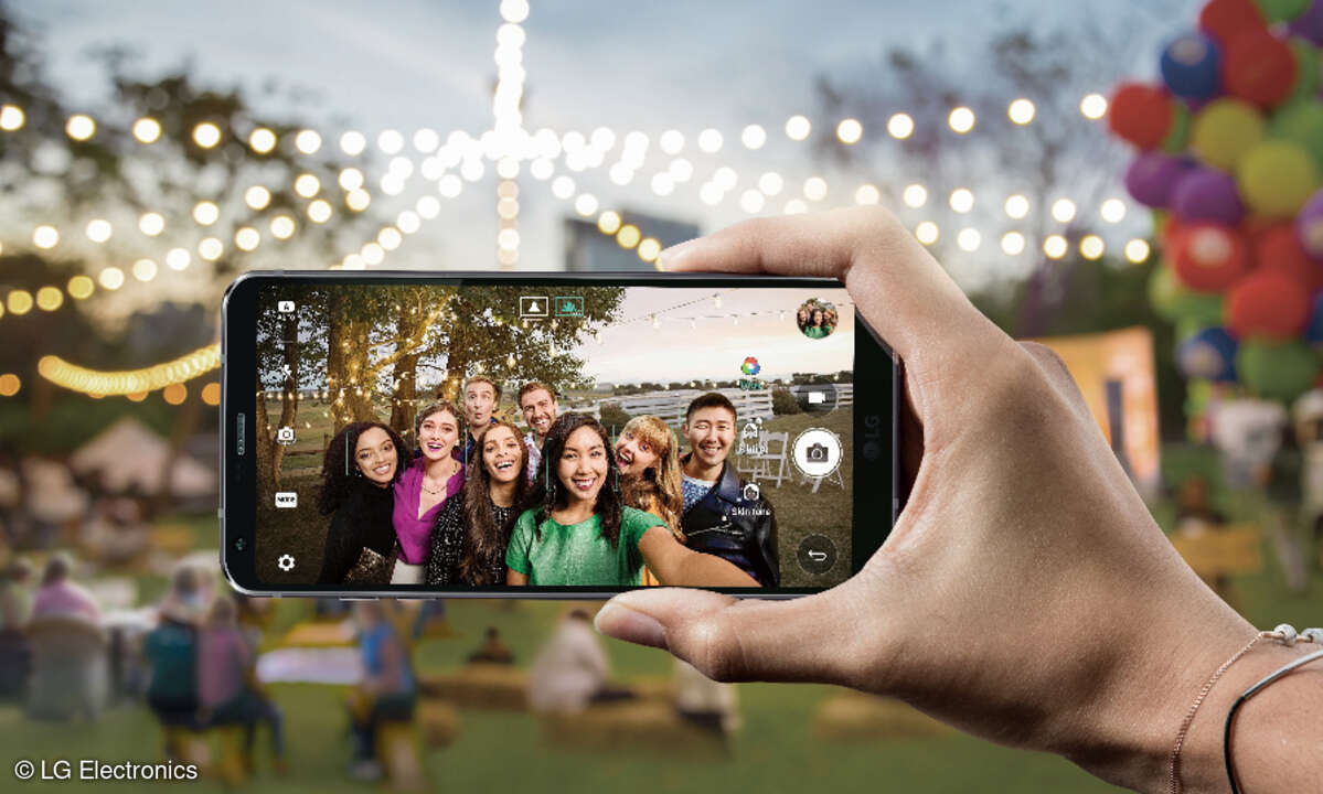 Das G6 ist weltweit das einzige Smartphone mit zwei Weitwinkelkameras.