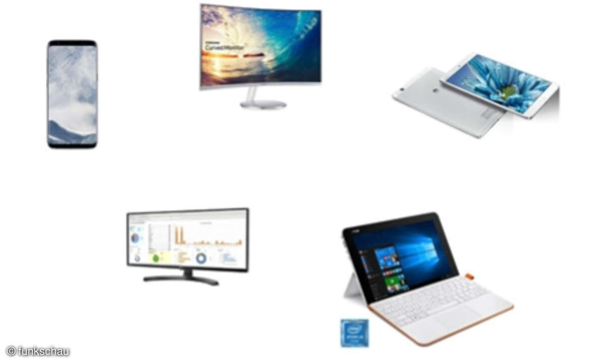 Asus, Huawei, LG, Samsung
