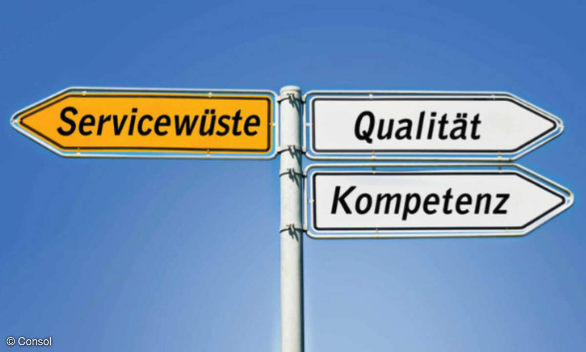 Servicewüste versus Kompetenz und Qualität