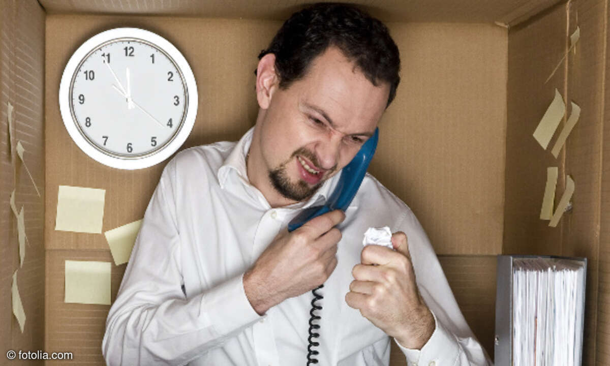Arbeiten im Karton