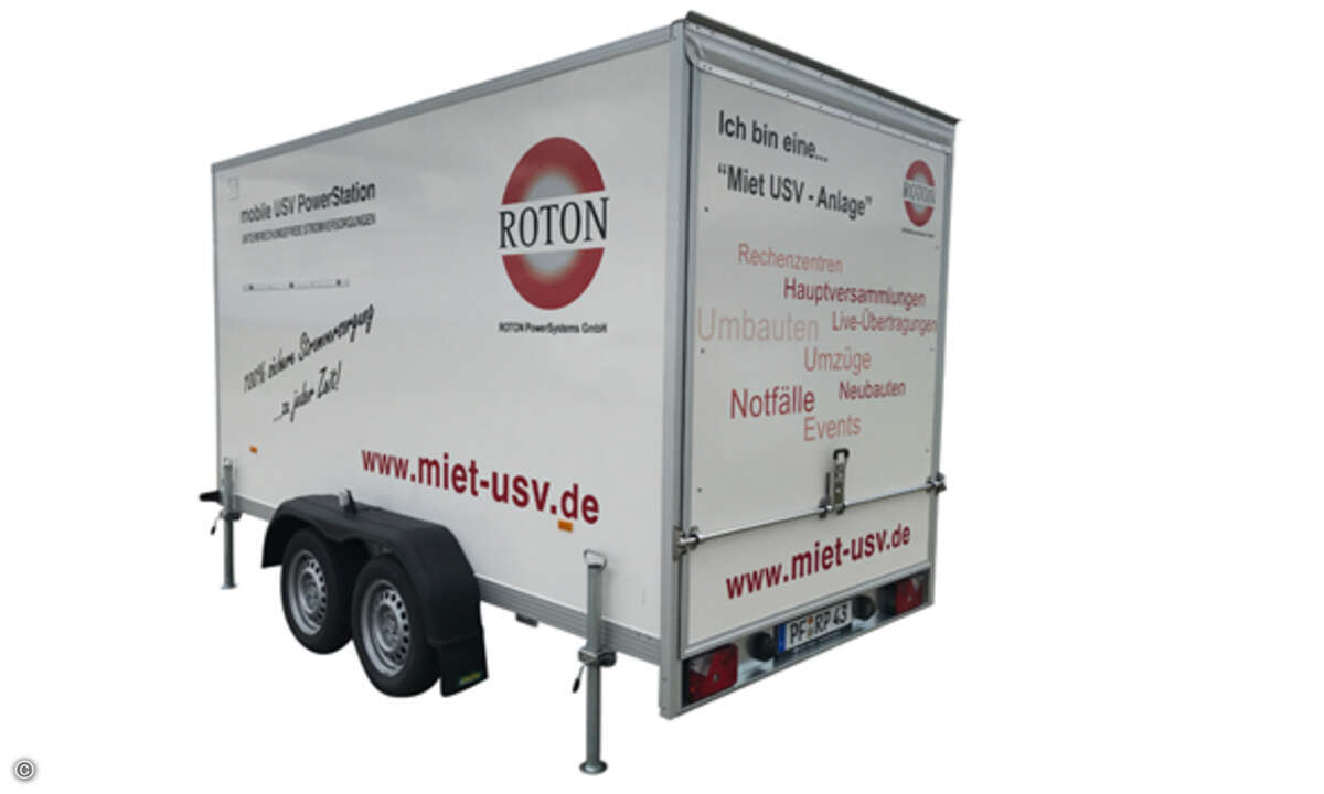 Ronton Miet USV Anhänger bis 80 kVA