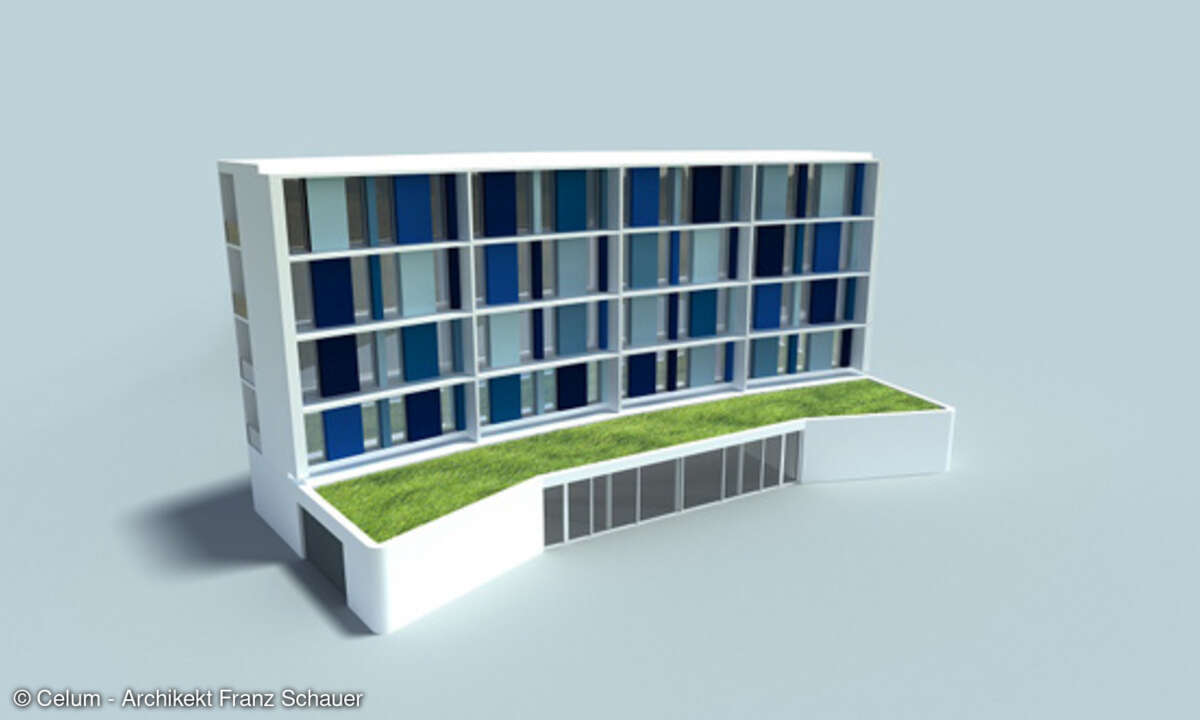 Modell Neubau Celumgebäude