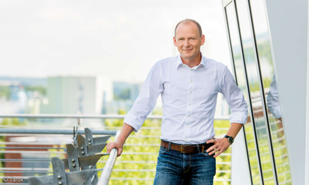 Matthias Steinkamp, Vorstand von Tarox