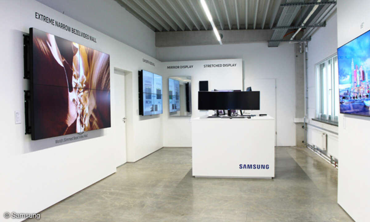 Der Showroom zeigt die neuesten Produkt-Highlights aus dem LED- und Signage Portfolio. Auch ausgewählte Prototypen sind zu sehen.