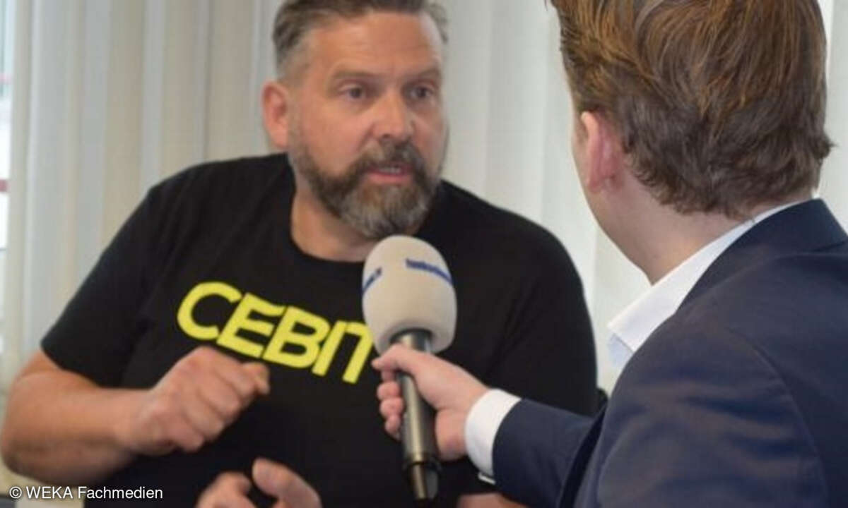 CEBIT Hartwig von Saß