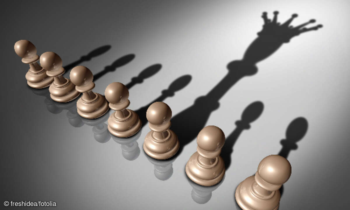 König, Bauer, Schach