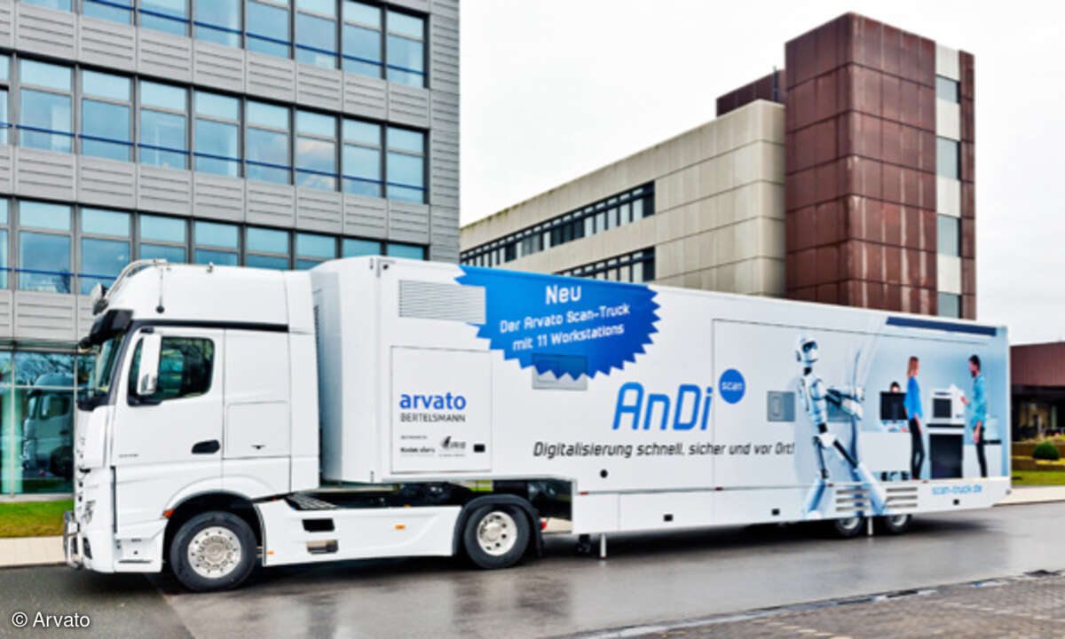 Arvato Scan-Truck außen
