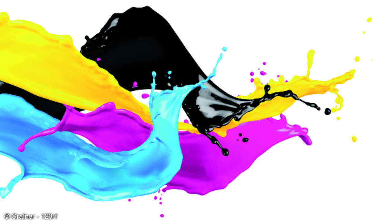 Bunte Tinte