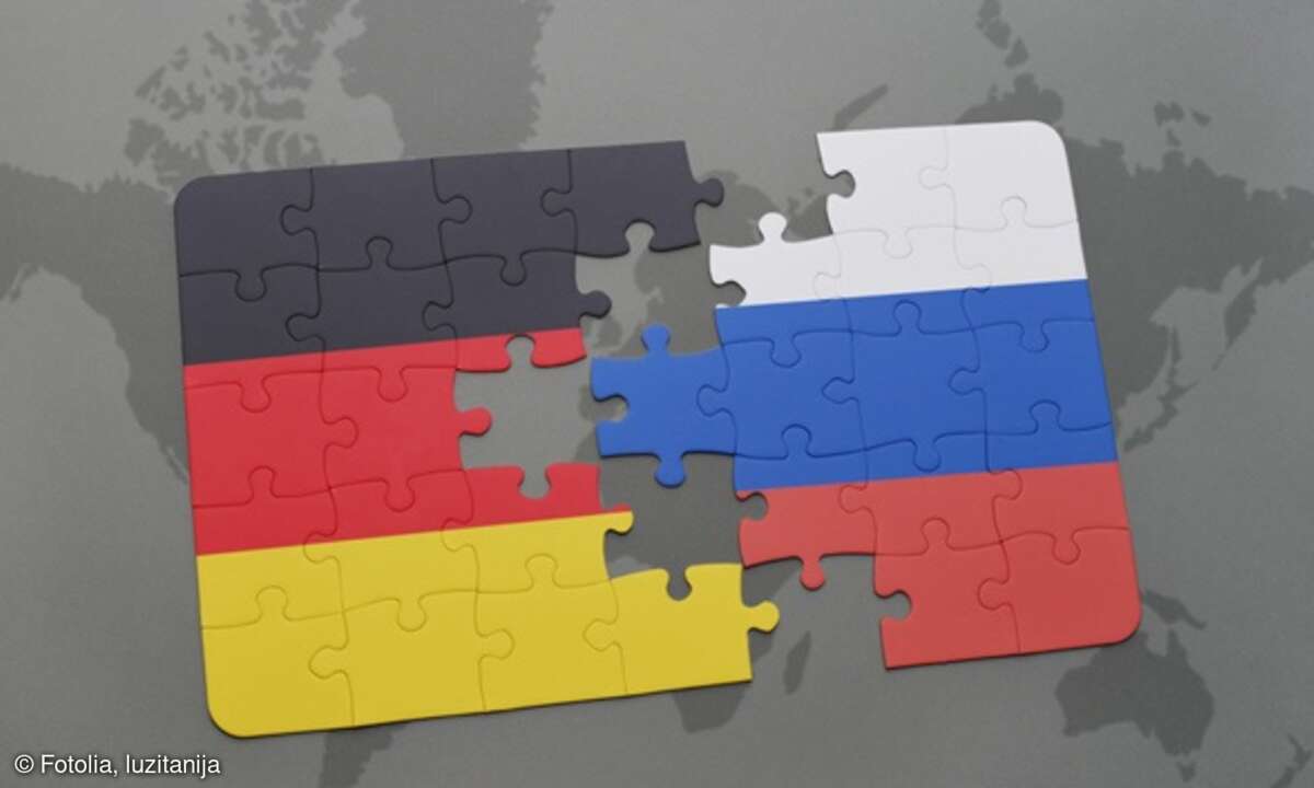 Flagge Deutschland, Russland