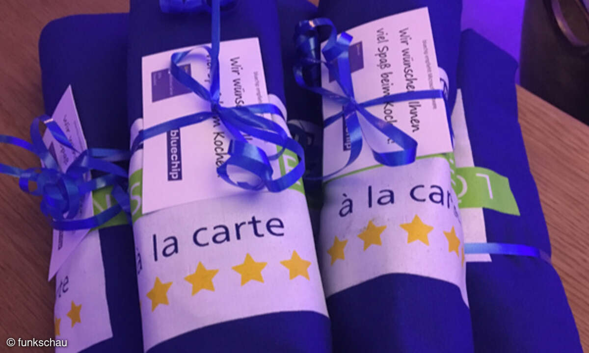 Begrüßungsgeschenk zur Roadshow