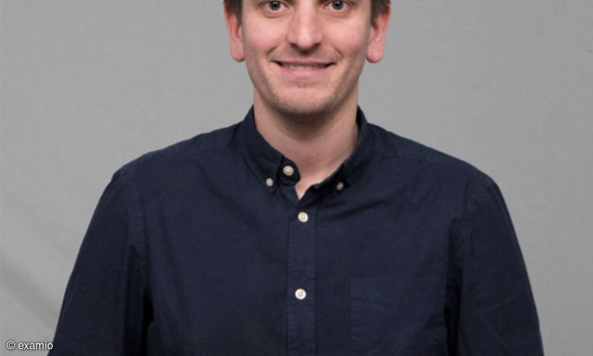 Julian Dücker, Gründer und Geschäftsführer von examio