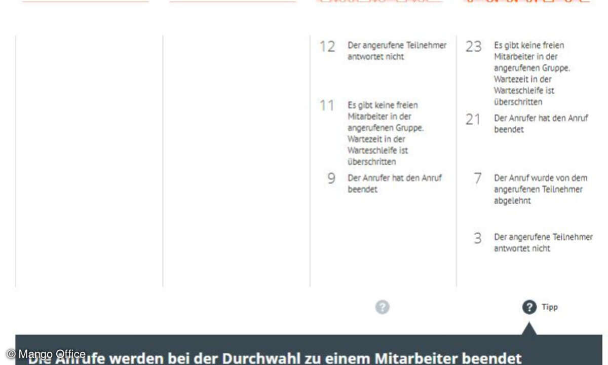 Mango Office Analyseberichte