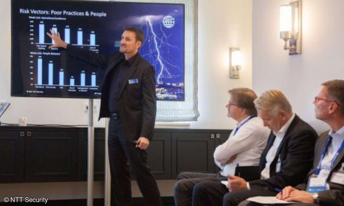 Kai Grunwitz, Senior Vice President EMEA bei NTT Security auf der ISW 2017