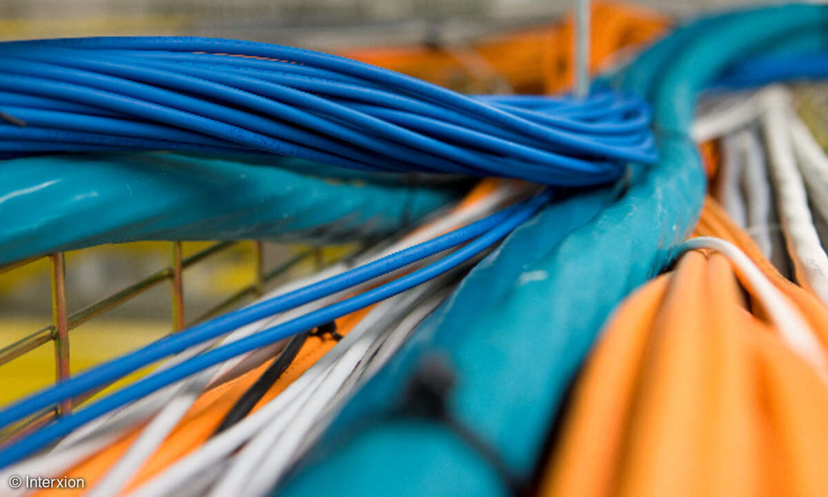 Kabeltrasse Interxion