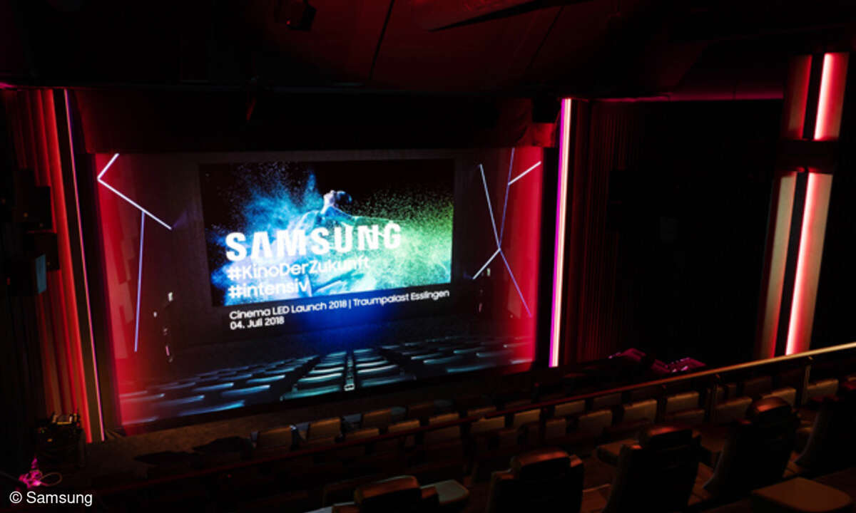 Das erstes Kino mit Samsung Cinema LED Screen wurde Anfang Juli in Esslingen eröffnet.