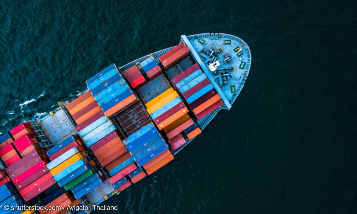 Containerauslieferung