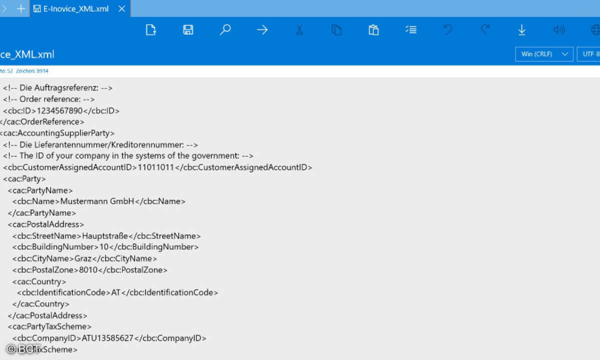 E-Rechnung E-Invoicing XML-Rechnung