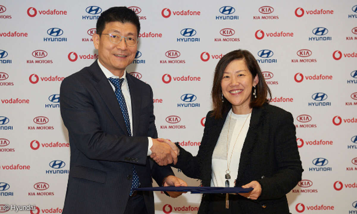 Hyundai und Vodafone kooperieren