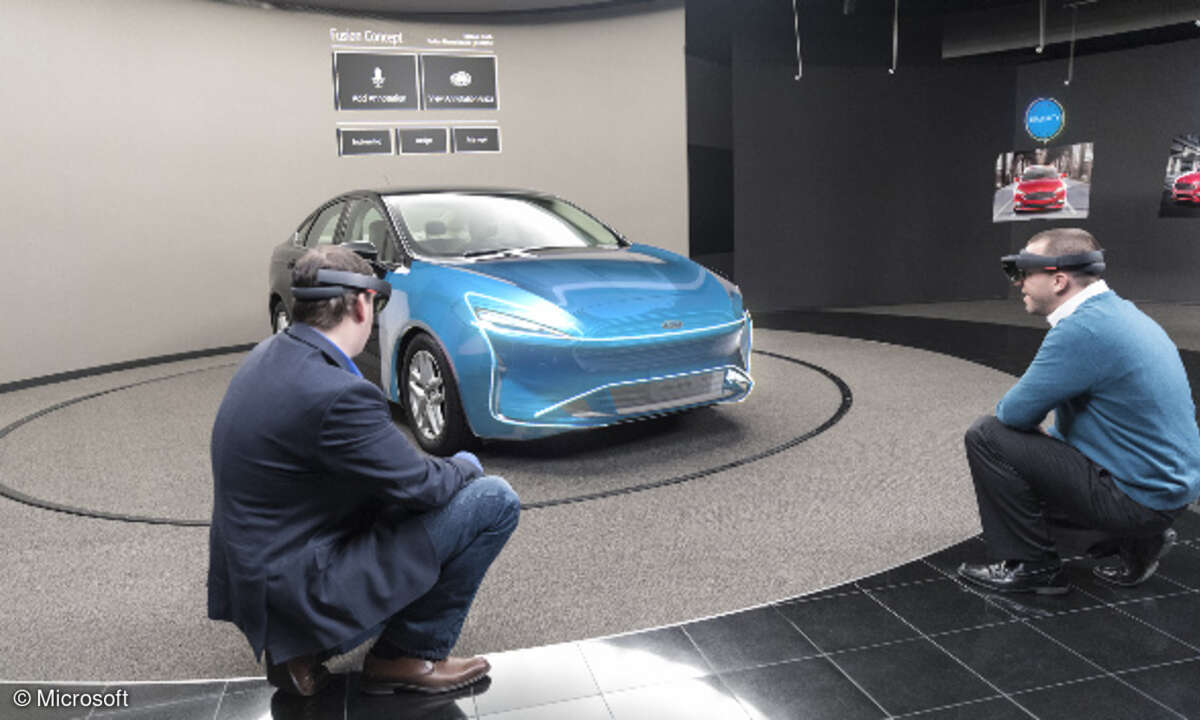 Microsoft HoloLens in der Ford-Entwicklung