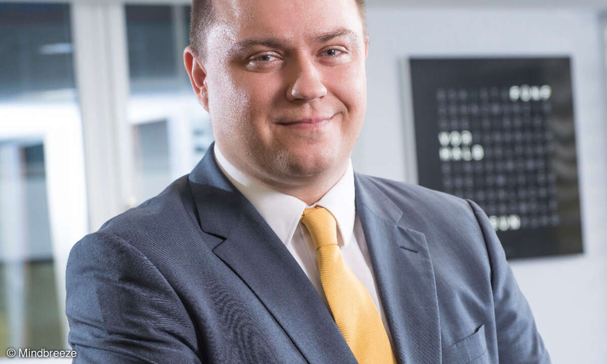 Daniel Fallmann, Gründer und Geschäftsführer von Mindbreeze