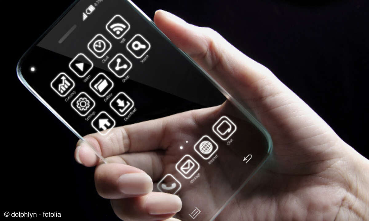 Smartphone gläsern