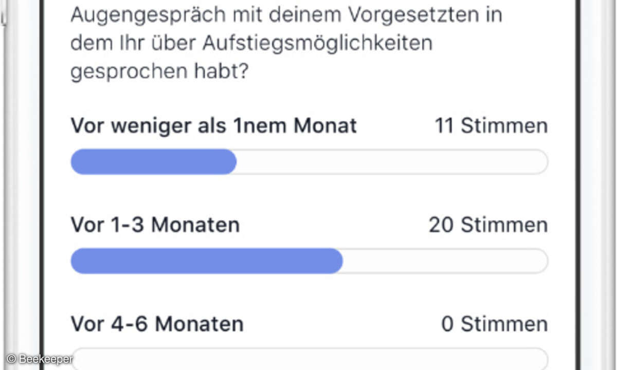Beekeeper digitale Umfrage Smartphone