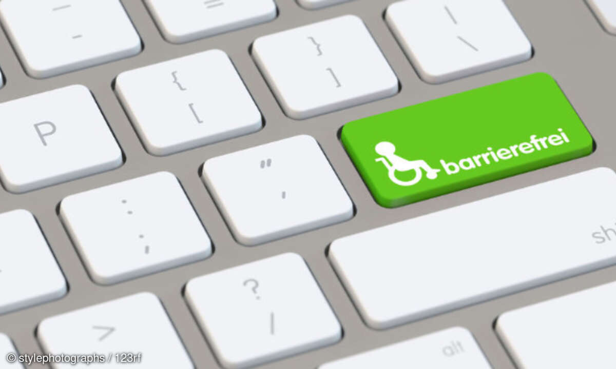 Barrierefreie Software