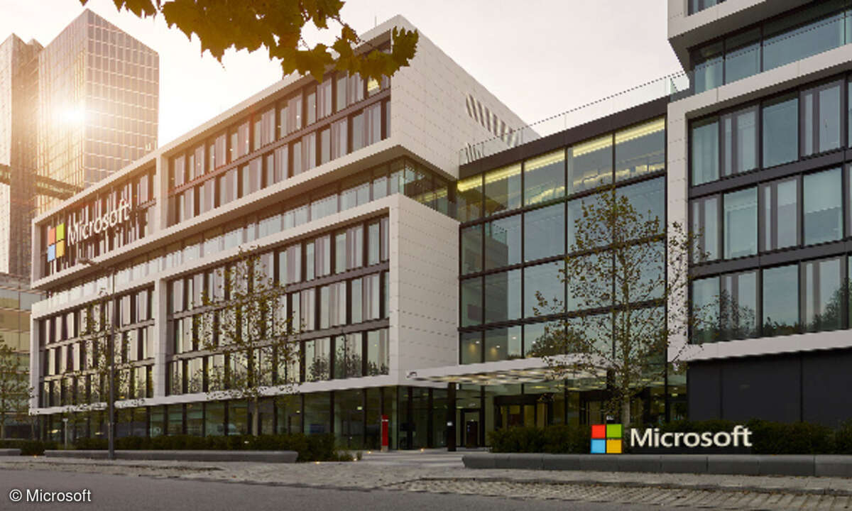 Unternehmenszentrale von Microsoft Deutschland in Schwabing.